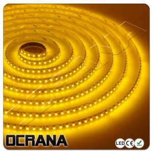 Taśma LED 12V Żółta 120 x LED SMD3528