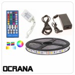 5m Zestaw oświetlenia RGB-W 300 punktów LED o gęstości 60 led/m
