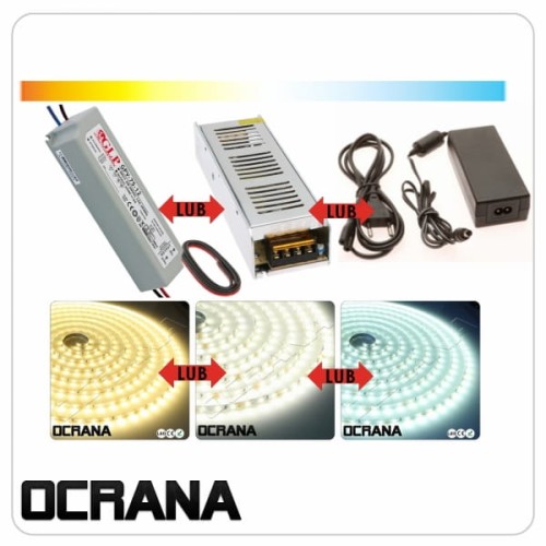 7m Zestaw LED 2835 BIAŁY z zasilaczem do wyboru