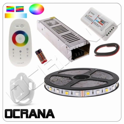 8m Zestaw oświetlenia RGB-W 480 punktów LED o gęstości 60 led/m