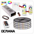 20m Zestaw oświetlenia RGB-W strefowy 1200 punktów LED o gęstości 60 led/m 1