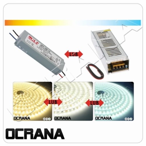 8m Zestaw LED 2835 BIAŁY z zasilaczem do wyboru