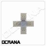 Konektor "X" 10mm z złączkami 2PLAS klips Click!