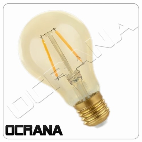 Żarówka RETRO LED E27 230V mocna ciepła biel 2W VINTAGE