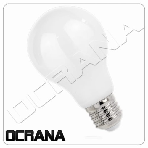 Żarówka LED E27 230V ciepła biel 9W szklana