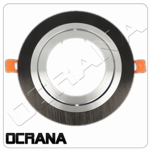 Oprawa AR111 aluminium CZARNY do żarówek LED AR111