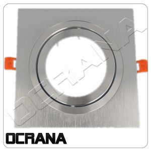 Oprawa AR111 aluminium SREBRO do żarówek LED AR111