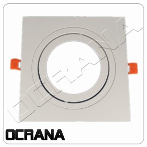 Oprawa AR111 aluminium BIAŁY MAT do żarówek LED AR111