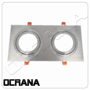 Oprawa AR111 aluminium SREBRO do żarówek LED AR111