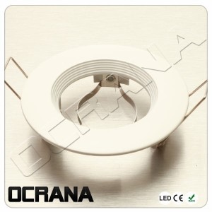 Oprawka biała do żarówek LED 35mm MR11