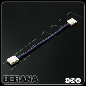 Długie 200cm złącze 4 pin męskie - przewód - 4-pkt złącze 2m przedłużacz RGB (PLAS klips Click!)  (1)