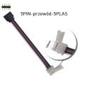 Konektor RGBW 10/12mm złącze krótkie 5 pin męskie - przewód - 5-pkt złącze konektor przedłużacz RGBW (PLAS klips Click!) 2