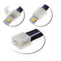 Konektor RGBW 10/12mm złącze krótkie 5 pin męskie - przewód - 5-pkt złącze konektor przedłużacz RGBW (PLAS klips Click!) 3