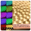 Taśma LED 24V RGBWW Wielokolorowa na przemian z BIAŁĄ (5 PIN) 60 x LED SMD5050 6